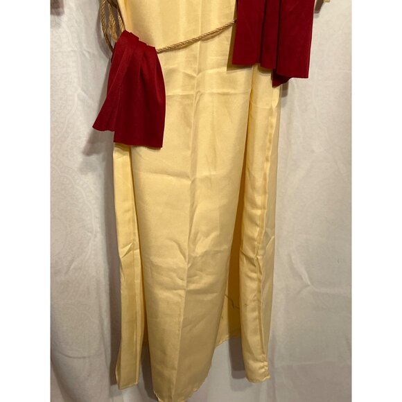 Yellow & Red Costume Robe With Rope Waist Tie - Picture 9 of 12